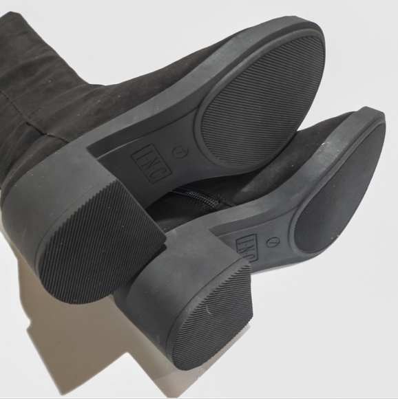 INC International Concepts Chrissie Dress Boots Micro Black - Picture 3 of 4